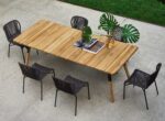 Varaschin Link Teak Outdoor Dining Table 03