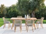 Varaschin Link Teak Outdoor Dining Table 04