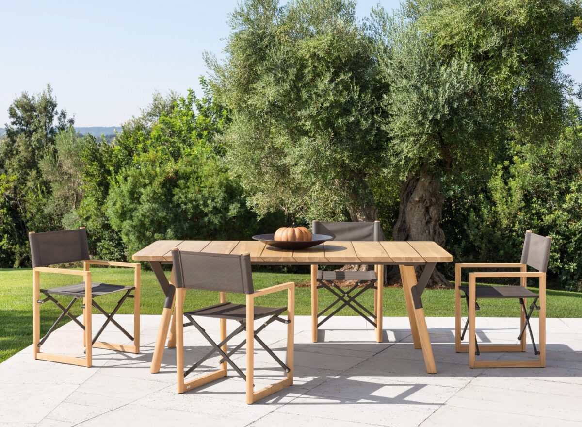 Varaschin Link Teak Outdoor Dining Table 05