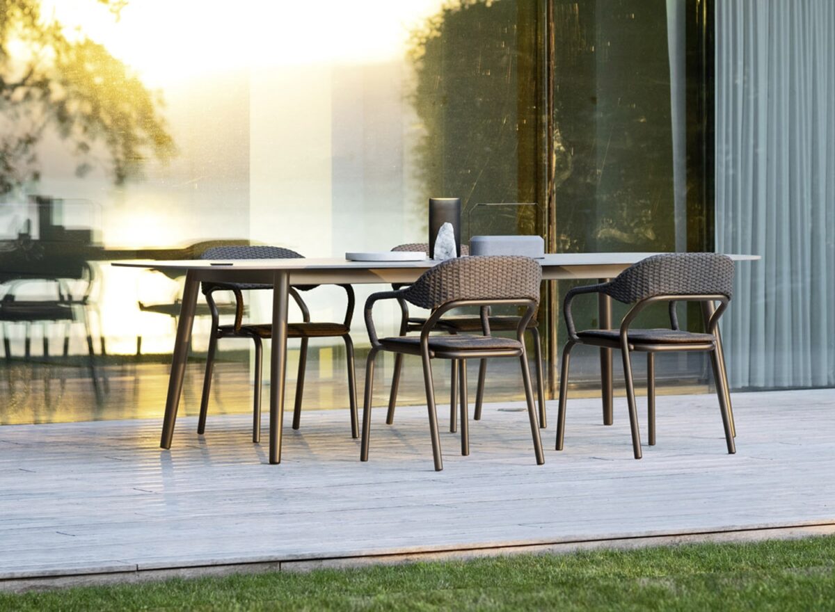 Varaschin Noss Outdoor Dining Armchair 05