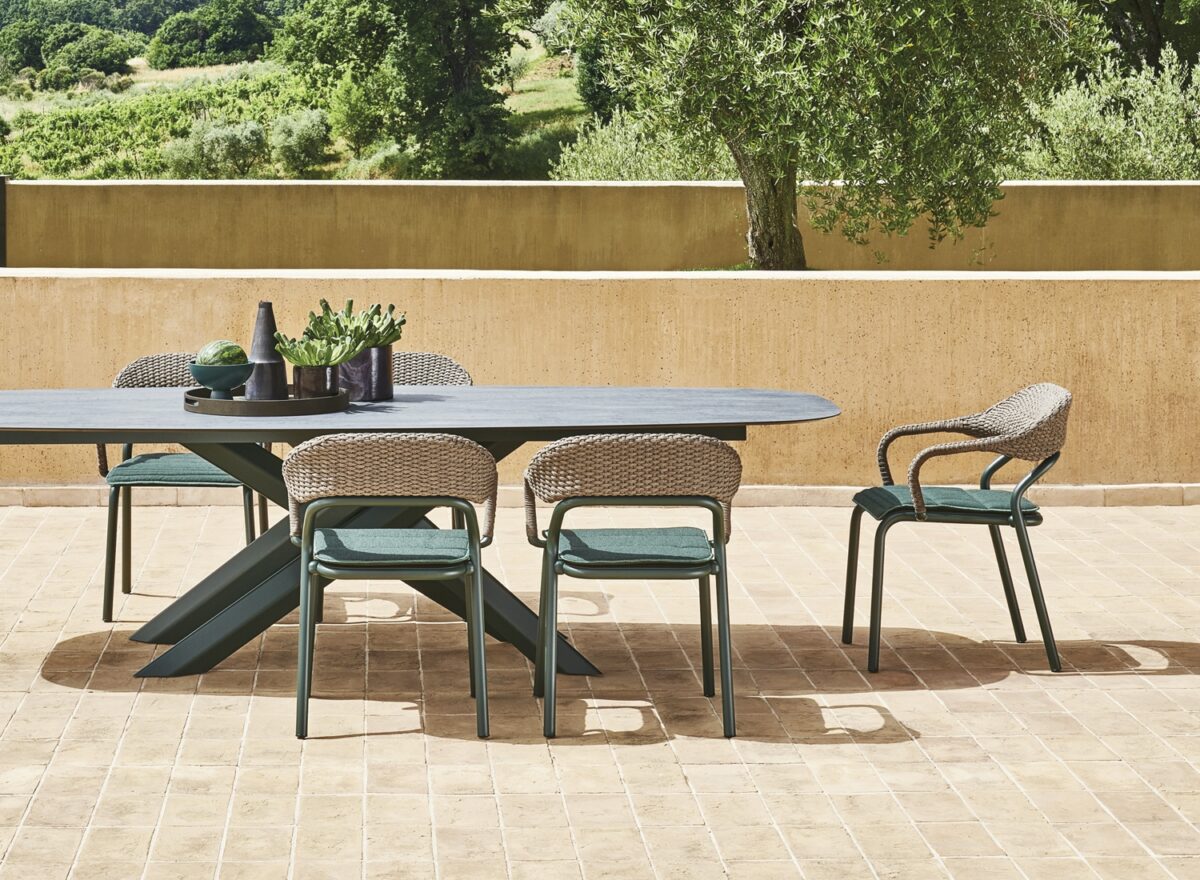 Varaschin Noss Outdoor Dining Armchair 09