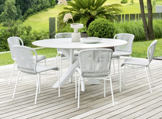 Varaschin System Star Round Outdoor Dining Table 01