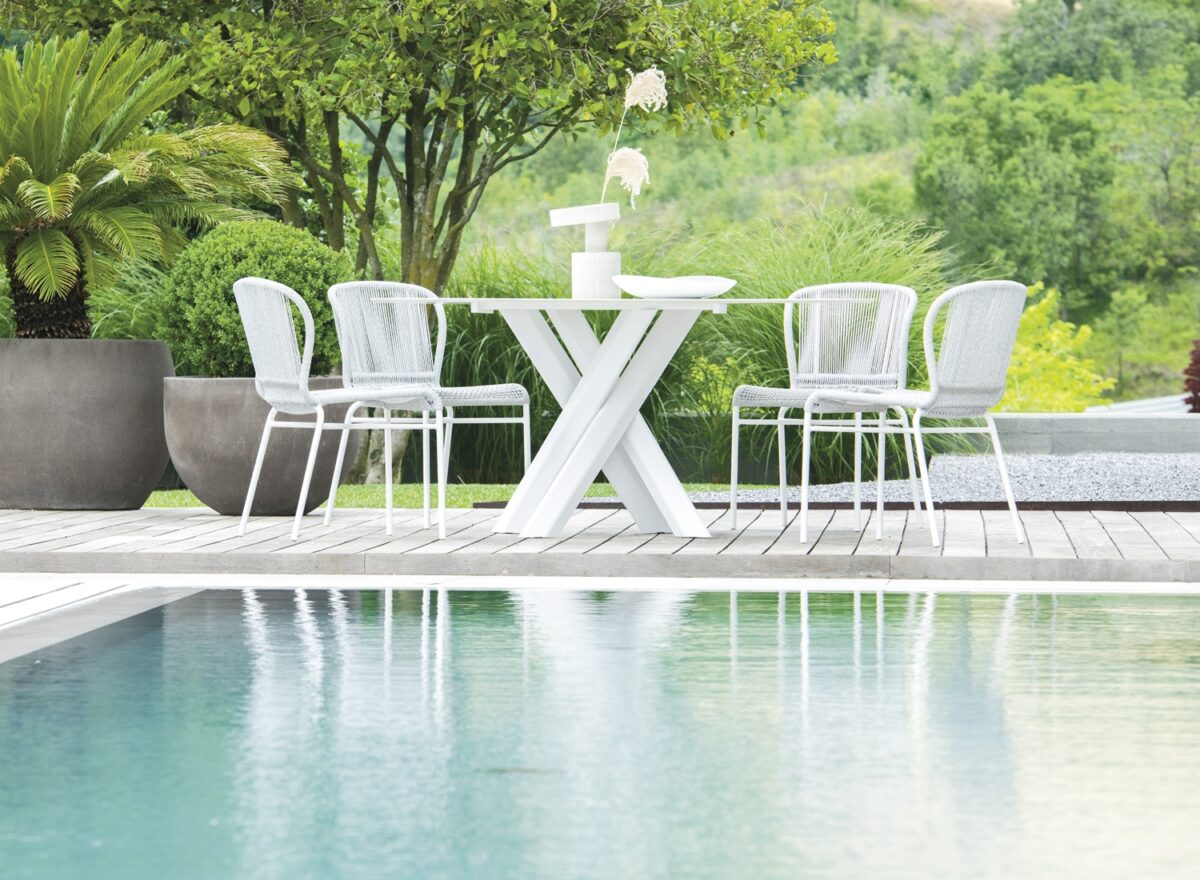 Varaschin System Star Round Outdoor Dining Table 02