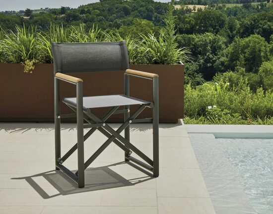 Varaschin Victor Outdoor Dining Directors Chair 01