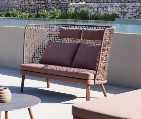 Varaschin Emma High Back Outdoor Sofa 01
