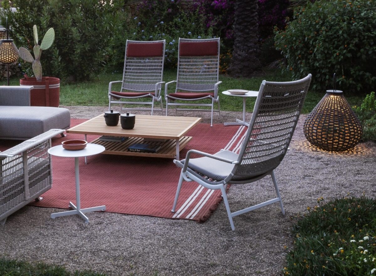 Poltrona Frau Solaria High Outdoor Armchair 01