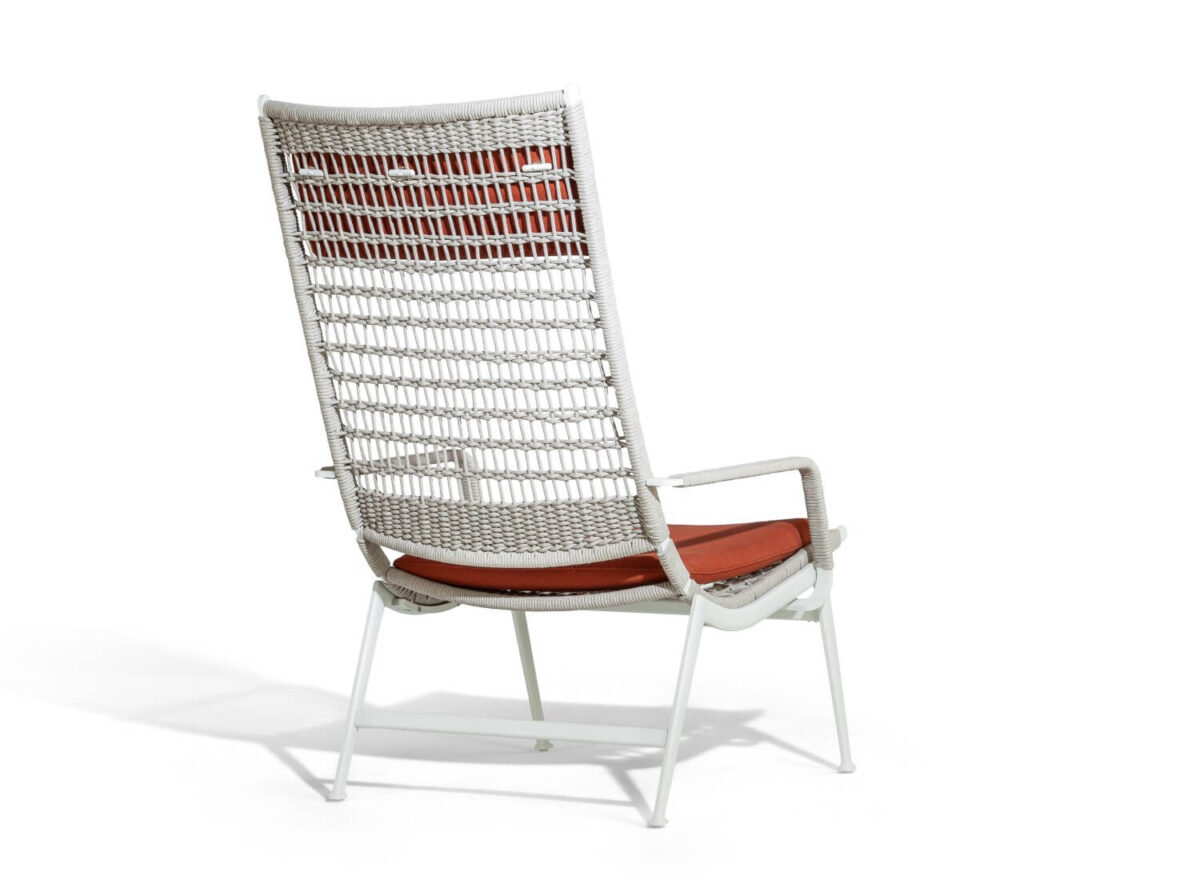 Poltrona Frau Solaria High Outdoor Armchair 06