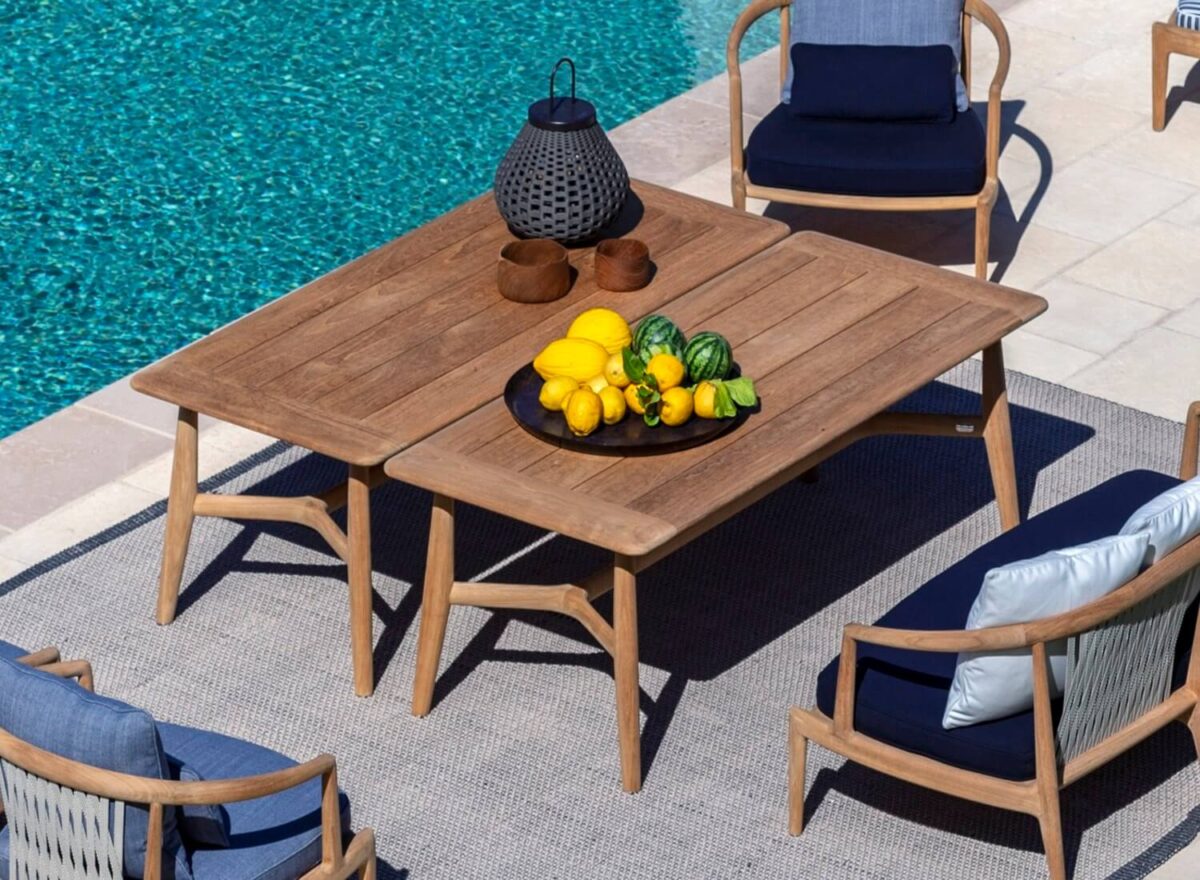 Poltrona Frau The Secret Garden Outdoor Low Dining Table 01