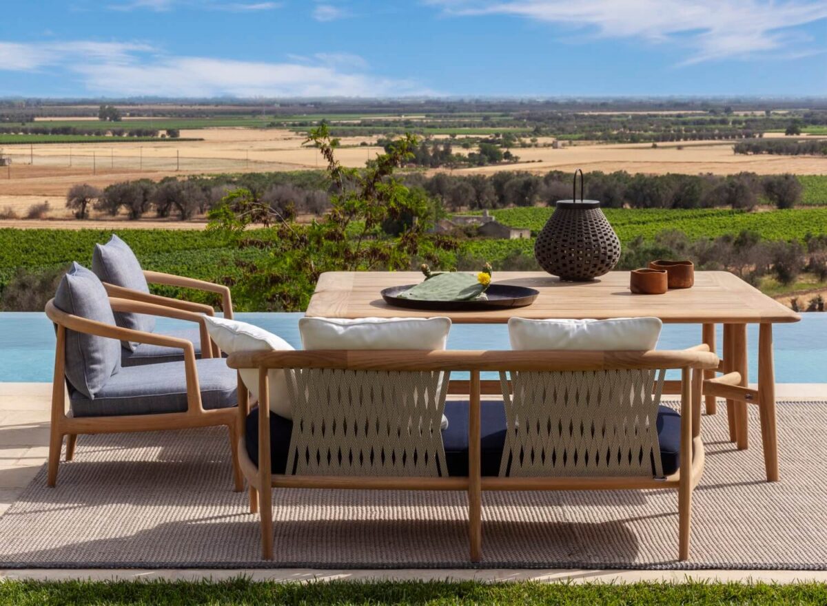 Poltrona Frau The Secret Garden Outdoor Low Dining Table 02