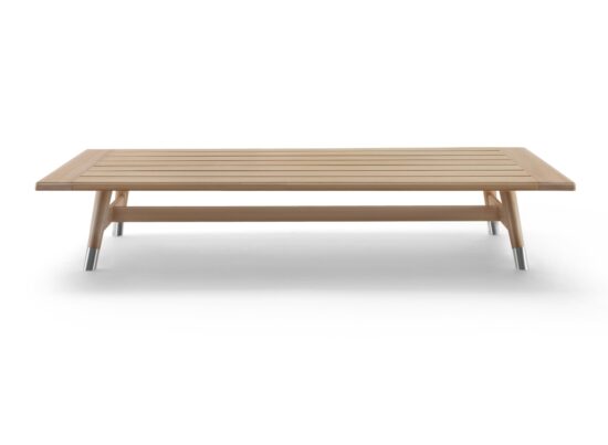 Flexform Desco Outdoor Wood Coffee Table 01