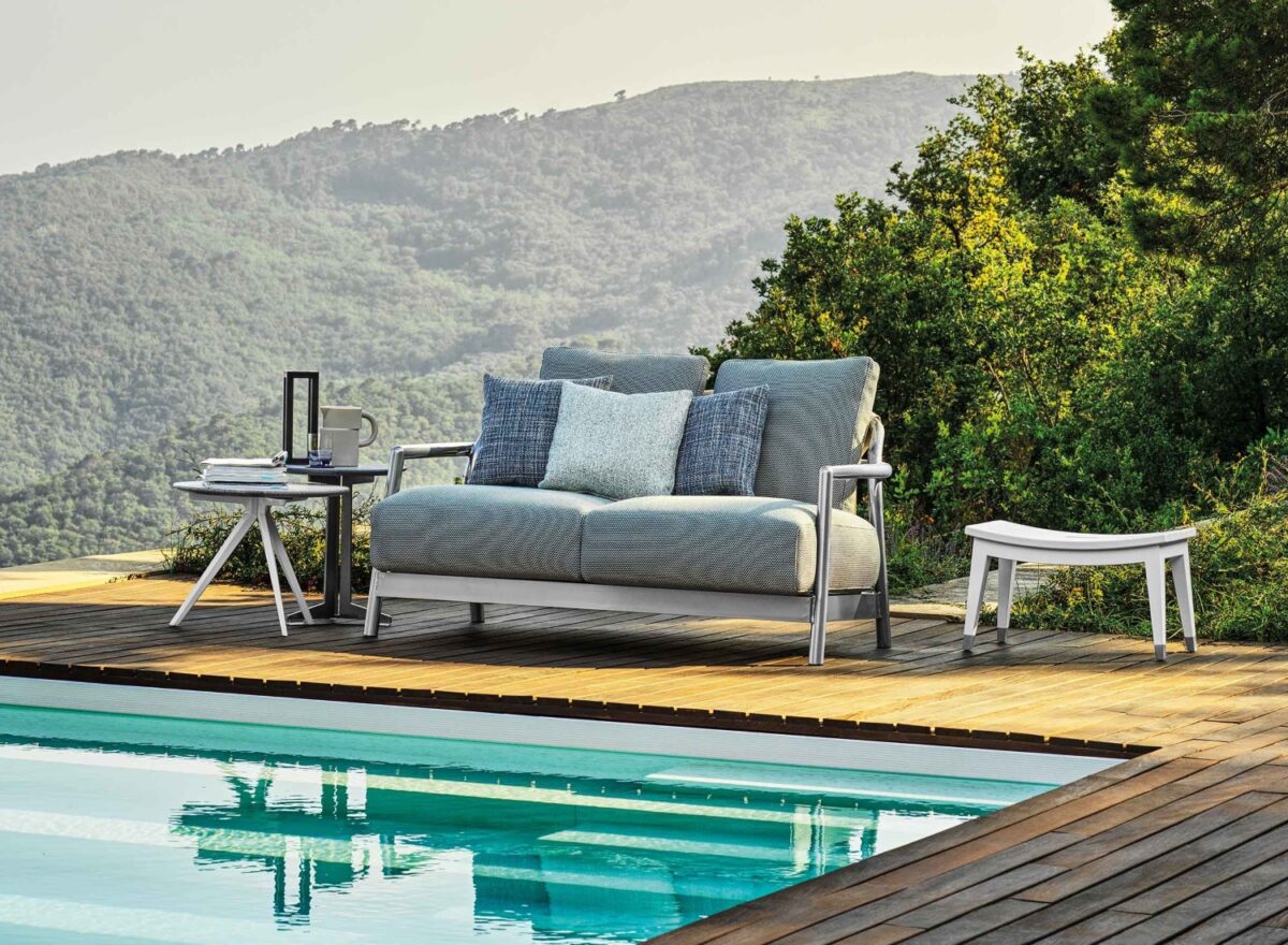Flexform Lotus Outdoor Ottoman 03