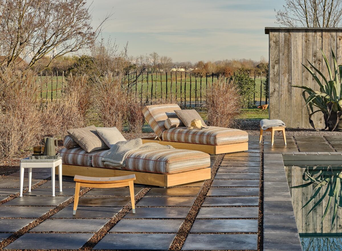 Flexform Lotus Outdoor Ottoman 04