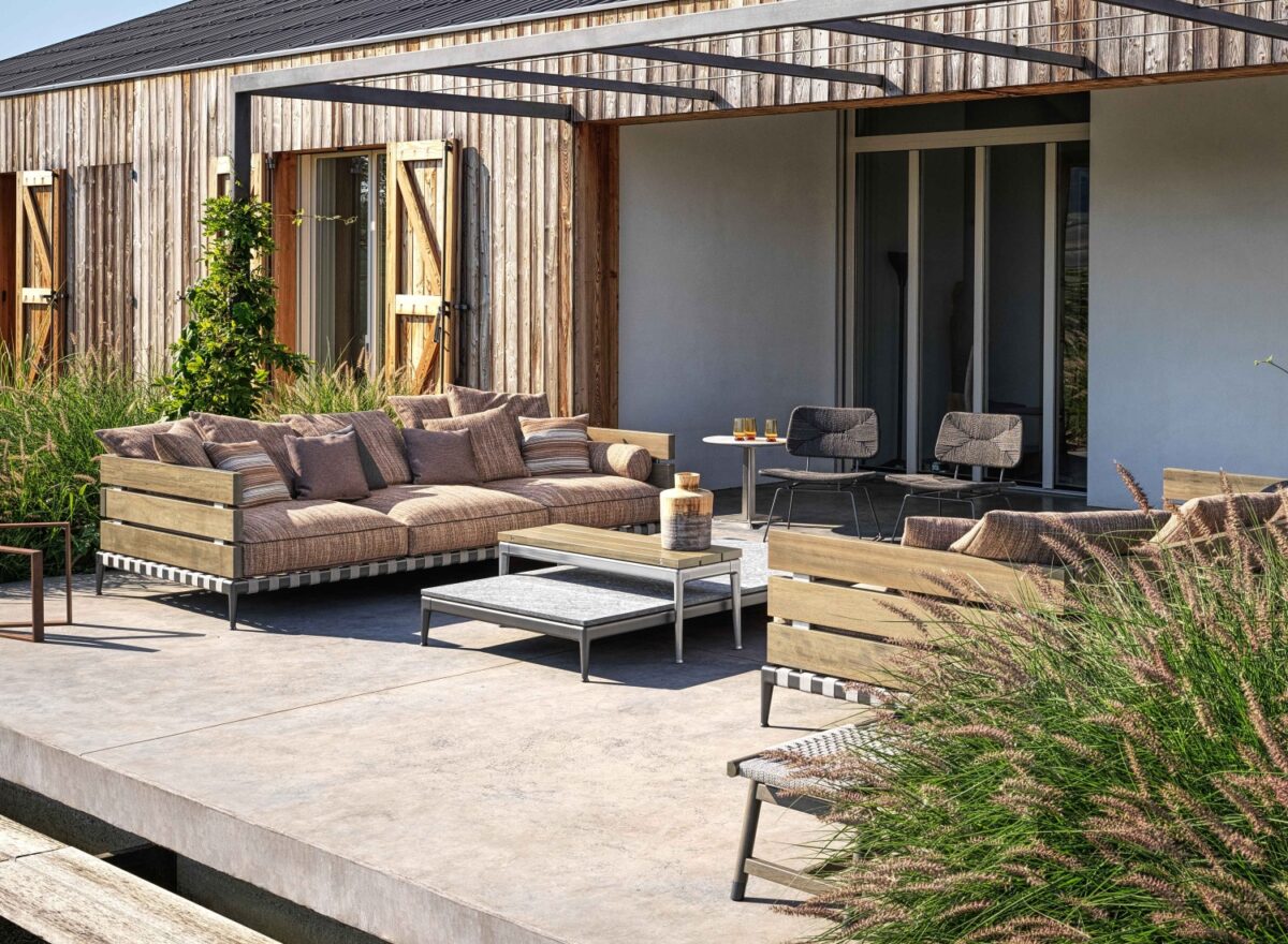 Flexform Pico Wood Outdoor Coffee Table 05
