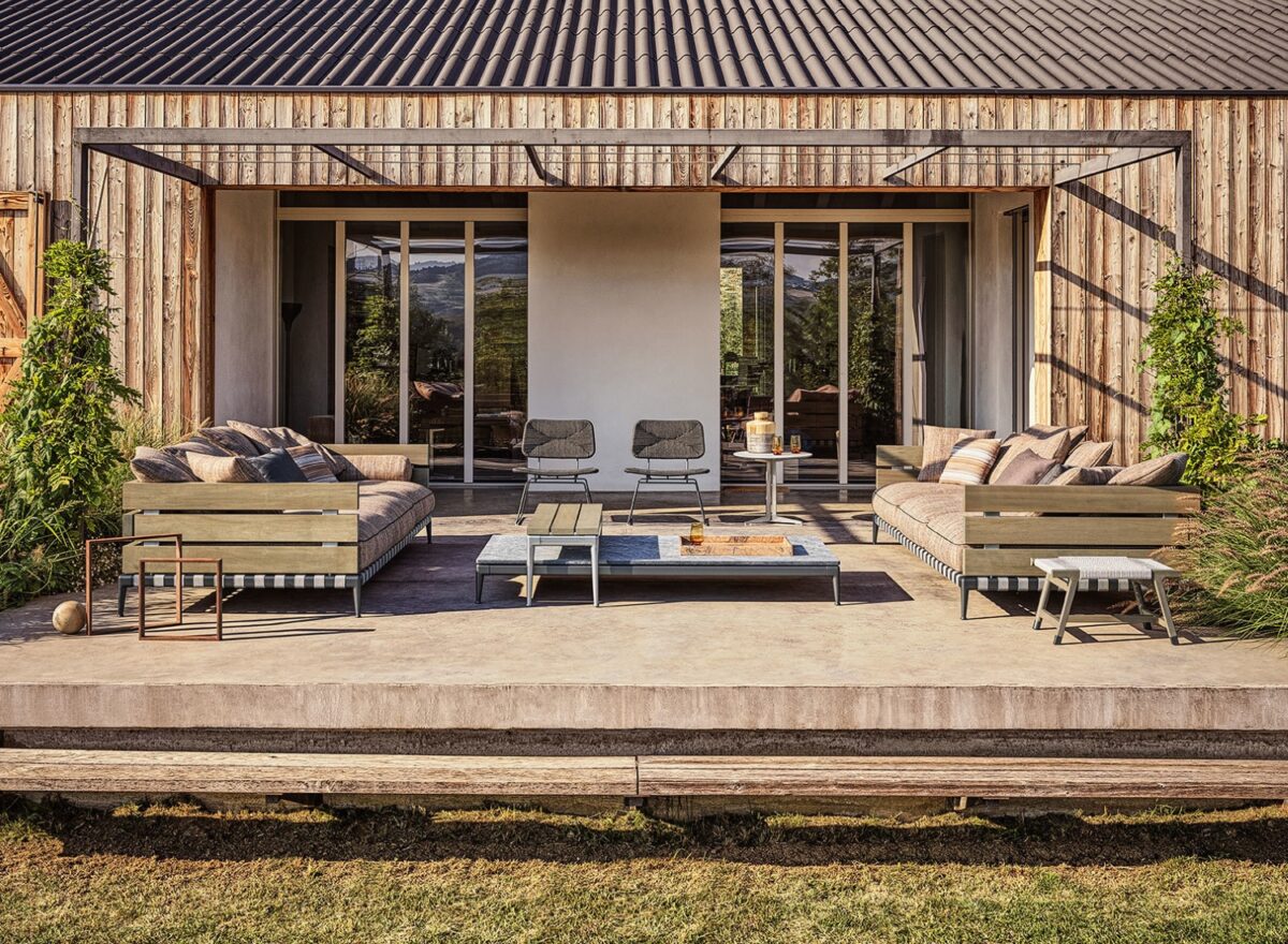 Flexform Pico Wood Outdoor Coffee Table 06