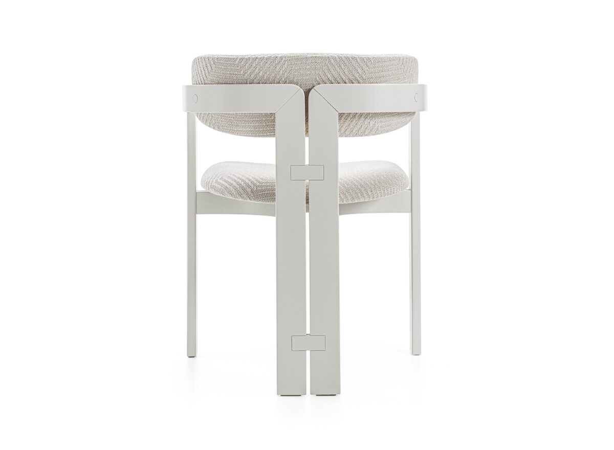Gallotti Radice 0414 Dining Chair Bianco Camargue 03