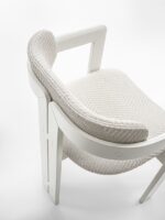 Gallotti Radice 0414 Dining Chair Bianco Camargue 04