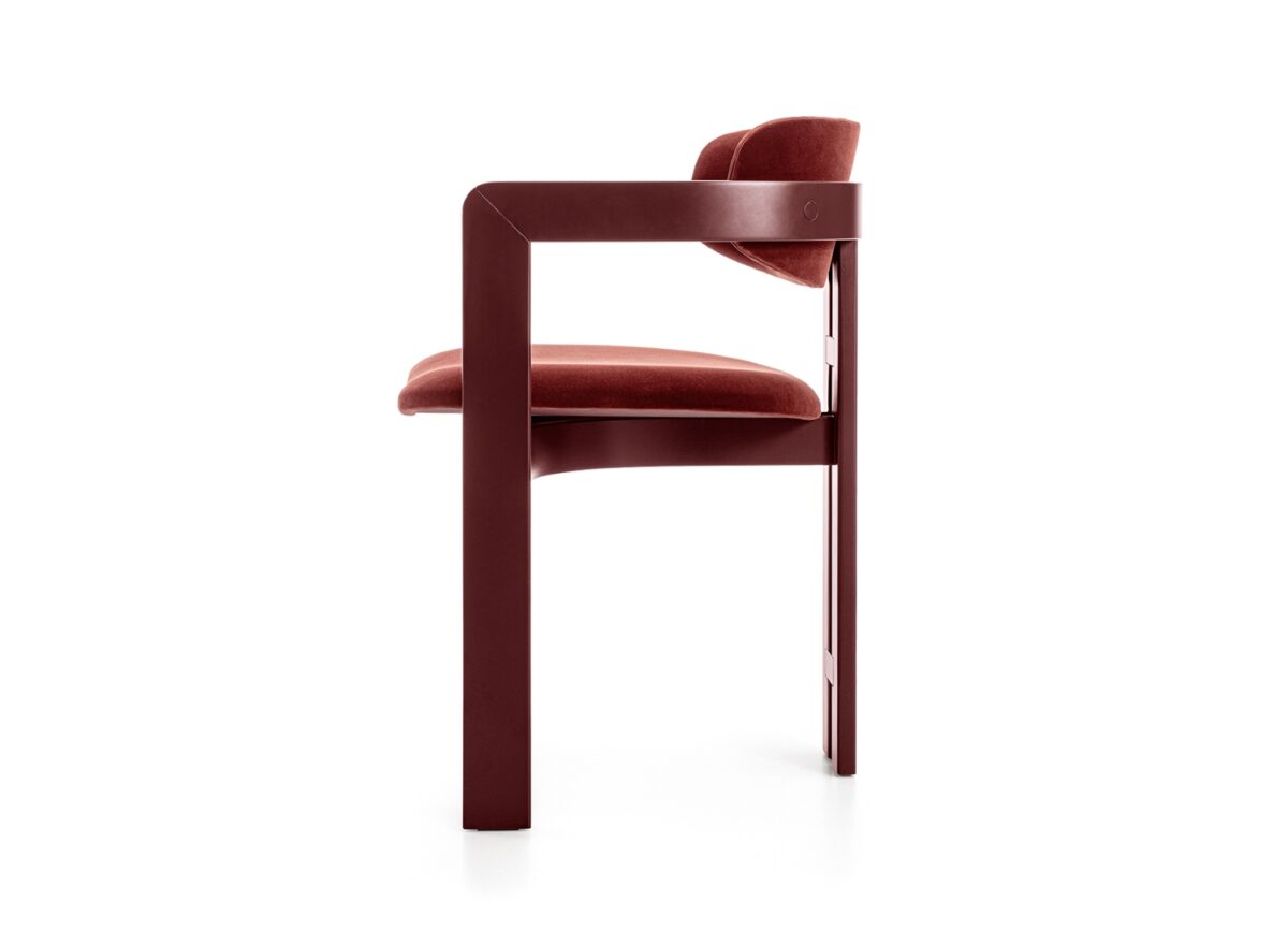 Gallotti Radice 0414 Dining Chair Bordeaux Etruria 02