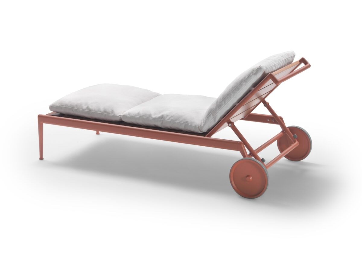 Flexform Atlante Wood Daybed with cushion 03