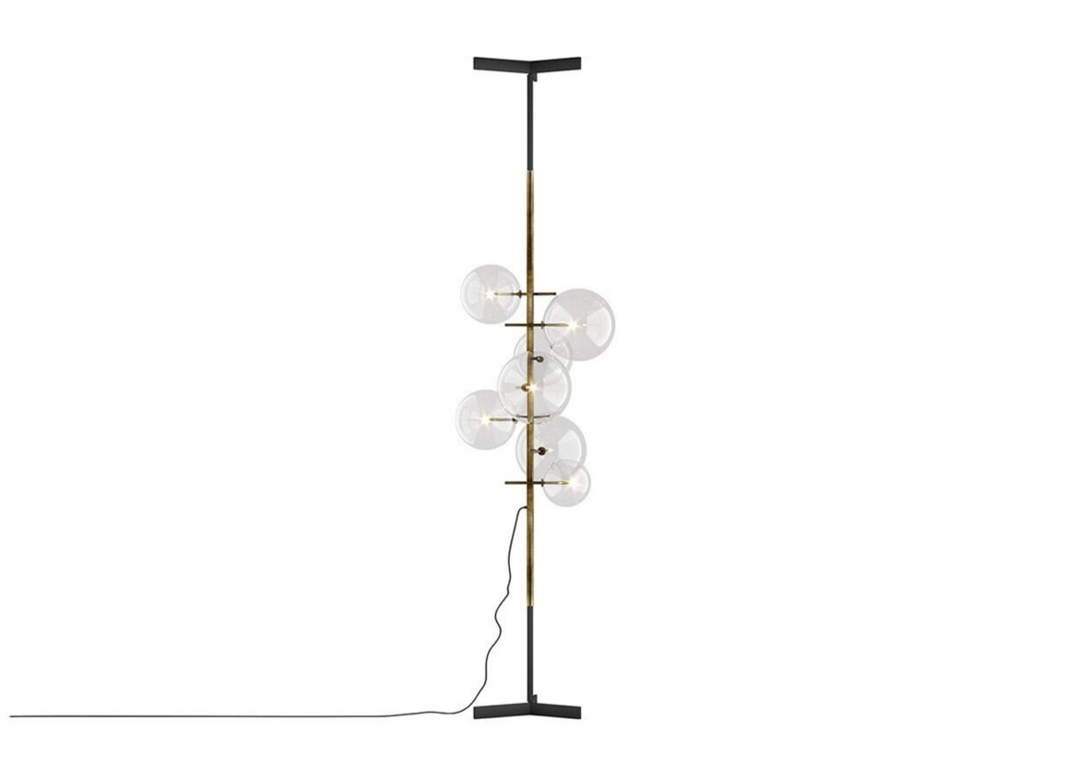 Gallotti Radice Bolle Vertical Floor to Ceiling Light 01