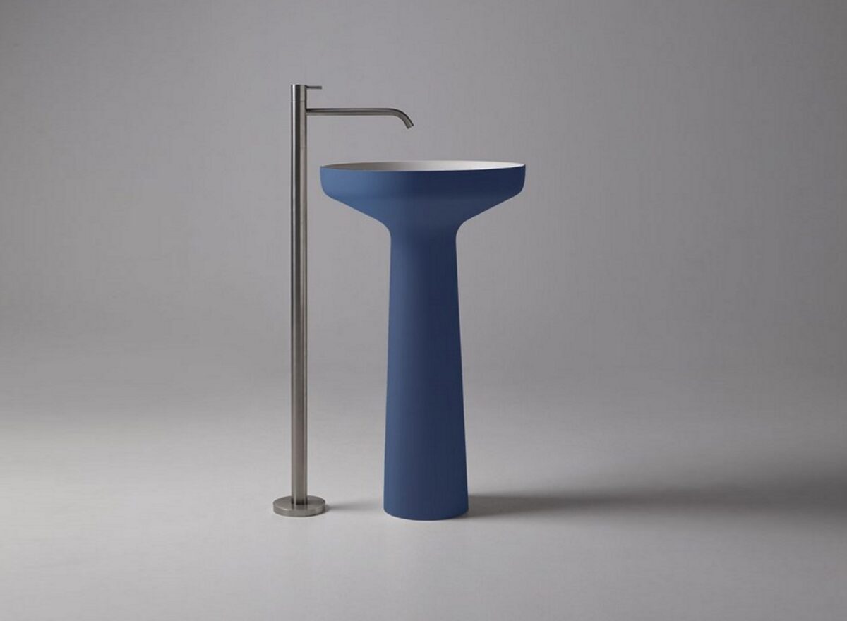 Antonio Lupi Ago 85 Freestanding Basin STILL LIFE mirtillo