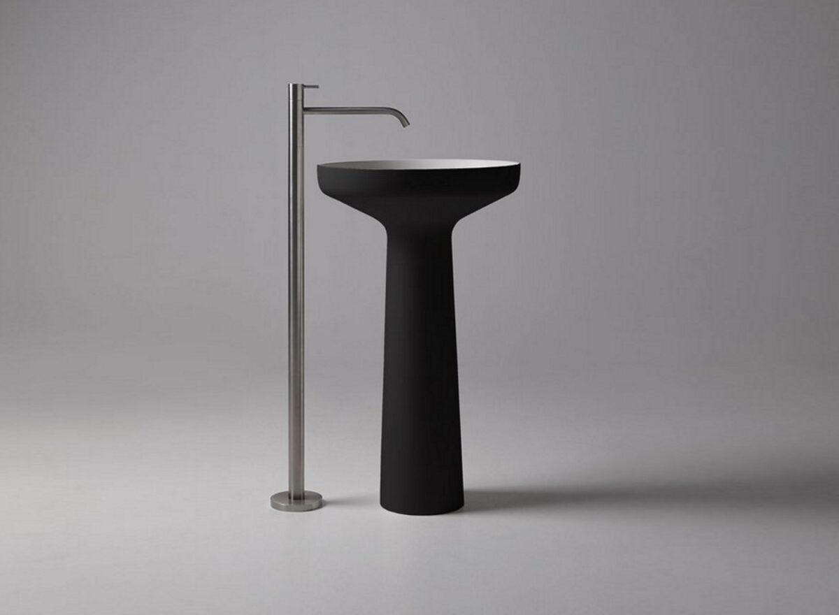 Antonio Lupi Ago 85 Freestanding Basin STILL LIFE nero