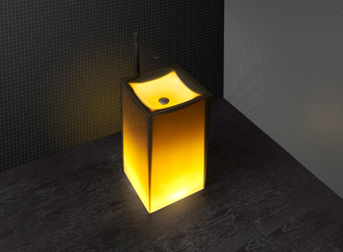 Antonio Lupi Aura Freestanding Basin LIFESTYLE 01