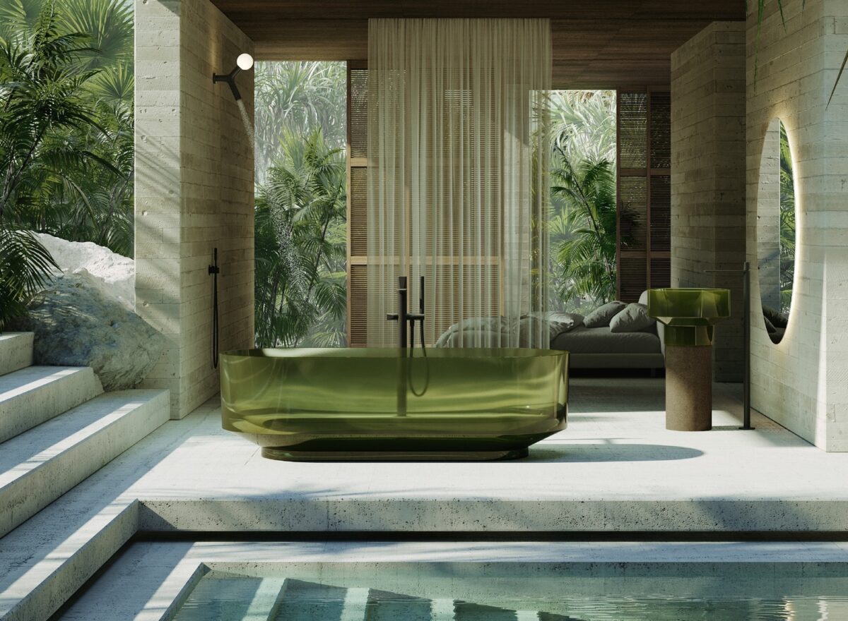 Antonio Lupi Borghi Bathtub Cristalmood LIFESTYLE 06