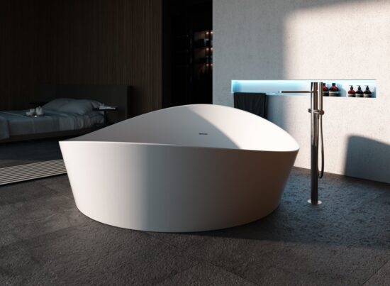 Antonio Lupi Dune Freestanding Bathtub LIFESTYLE 01
