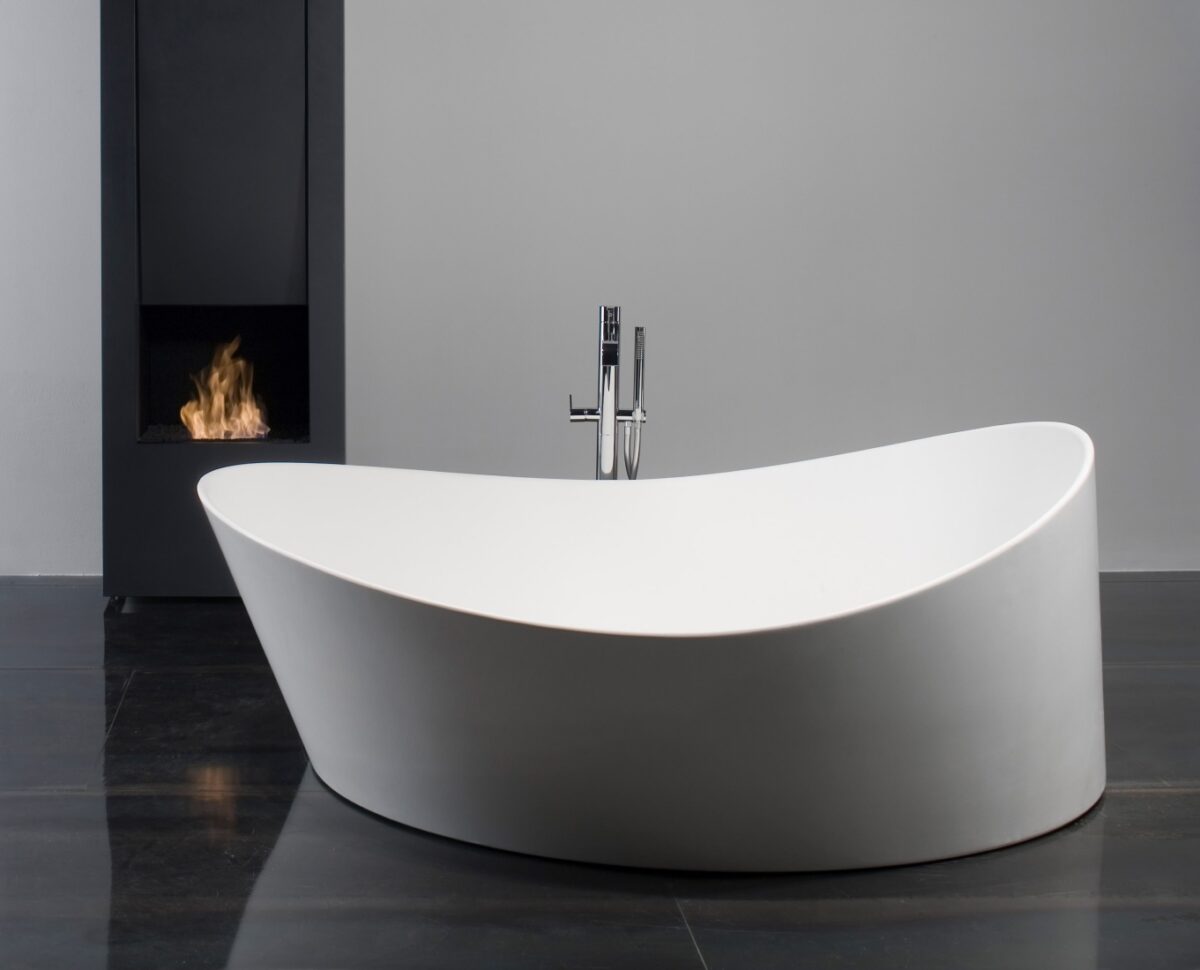 Antonio Lupi Dune Freestanding Bathtub LIFESTYLE 02