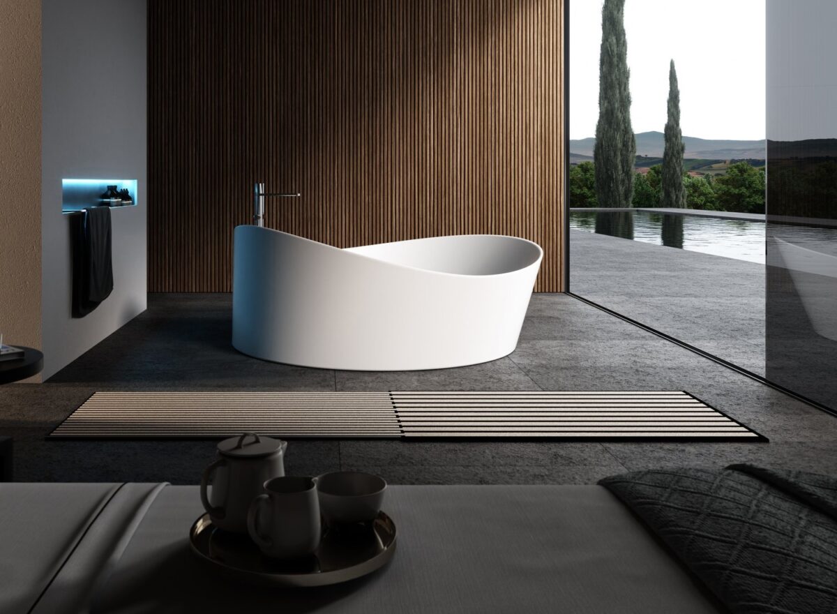 Antonio Lupi Dune Freestanding Bathtub LIFESTYLE 03