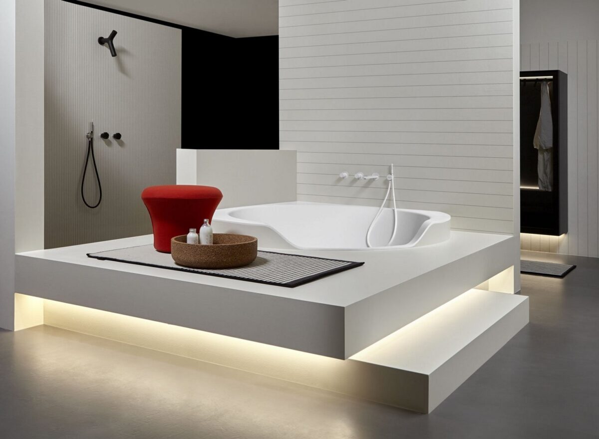 Antonio Lupi Ofuro Integrated Bathtub LIFESTYLE 07