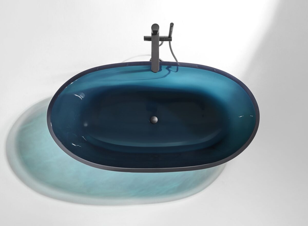 Antoniolupi Reflex Cristalplant Bathtub STILL LIFE Ceruleo 03