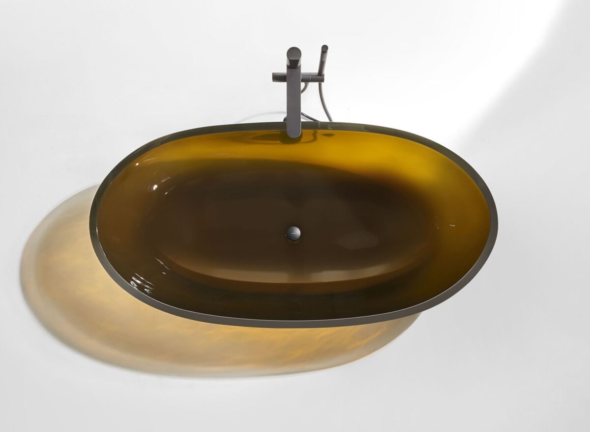 Antoniolupi Reflex Cristalplant Bathtub STILL LIFE gran cru 03