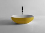 Antonio Lupi Ago 3 Basin External Embossed Lacquered STILL LIFE Mostarda