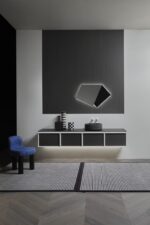 Antonio Lupi Fonte Round Basin Black LIFESTYLE 01