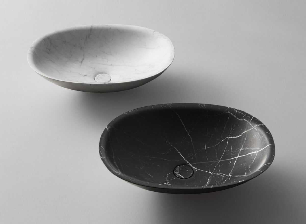 Antoniolupi Servo Stone Oval Countertop Basin STILL LIFE 01