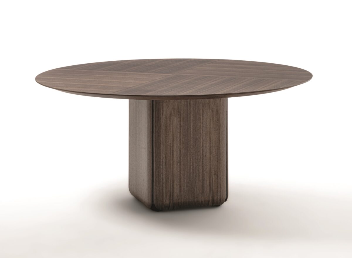 Porada Bay Round Wood Dining Table STILL LIFE 02