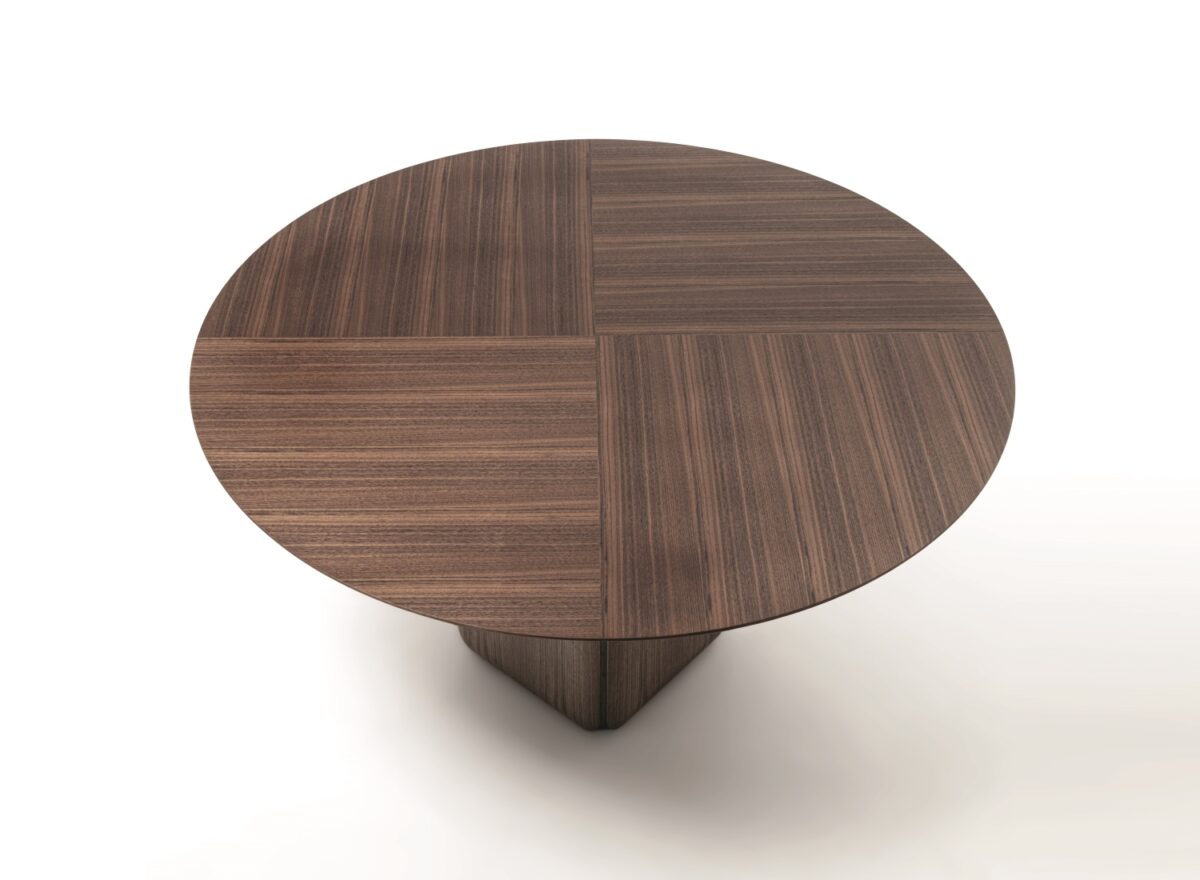 Porada Bay Round Wood Dining Table STILL LIFE 03