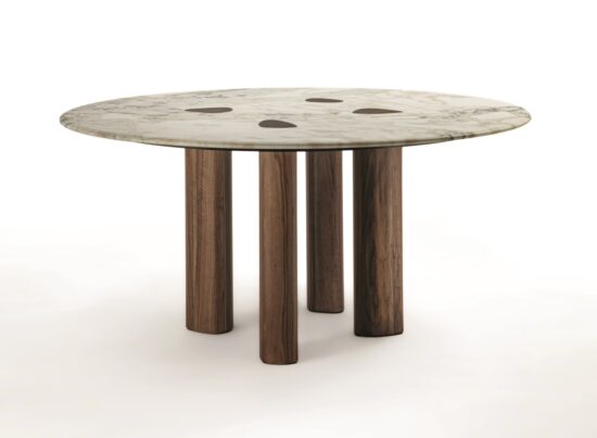 Porada Oswood Round Marble Dining Table STILL LIFE 01
