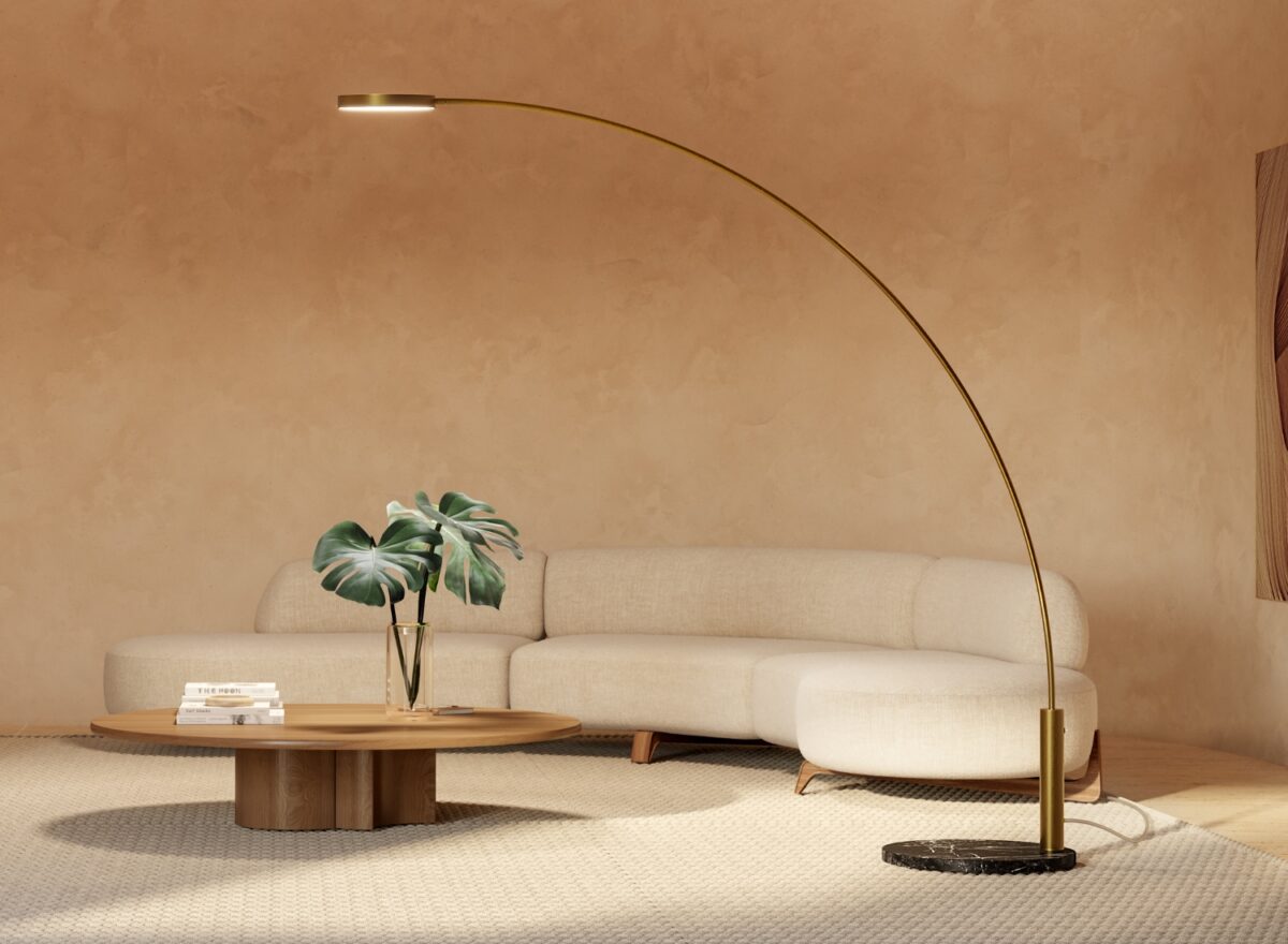 Panzeri Dip Floor Lamp LIFESTYLE 01