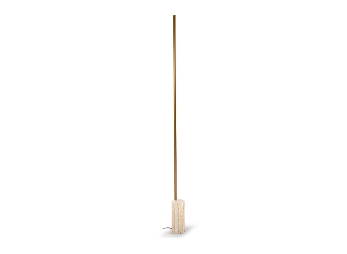 Panzeri Hilow Line Floor Lamp STILL LIFE Travertine Bronze T10817