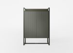 Rimadesio Rialto Bar Cabinet STILL LIFE Verde sahara glass 01