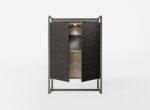 Rimadesio Rialto Bar Cabinet STILL LIFE ebony taiga 02