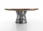 Riva1920 Art Kauri Wood Round Dining Table STILL LIFE 02