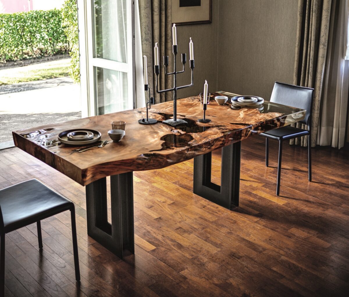 Riva1920 Beam Kauri Dining Table LIFESTYLE 02