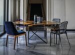 Riva1920 Earth Round Kauri Wood Dining Table LIFESTYLE 02