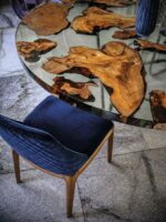 Riva1920 Earth Round Kauri Wood Dining Table LIFESTYLE 03