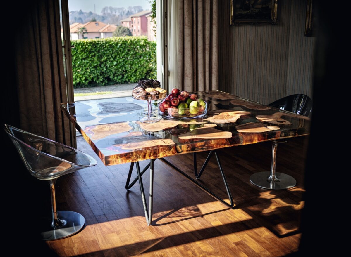 Riva1920 Earth Square Kauri Dining Table LIFESTYLE 01
