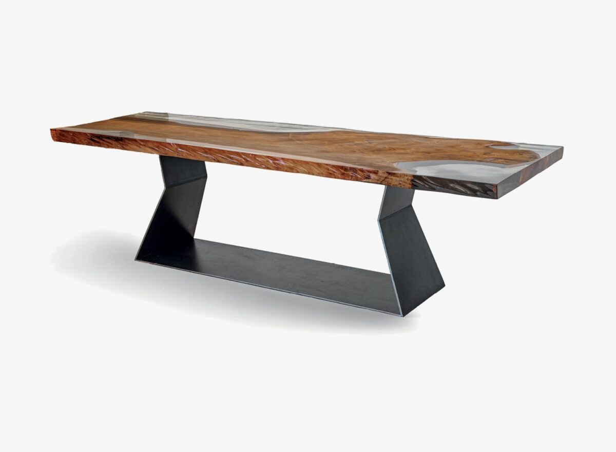 Riva1920 Kauri Bedrock Dining Table STILL LIFE 01