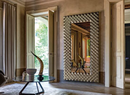 Fiam Pop Mirror Monocolour Bronze LIFESTYLE 01